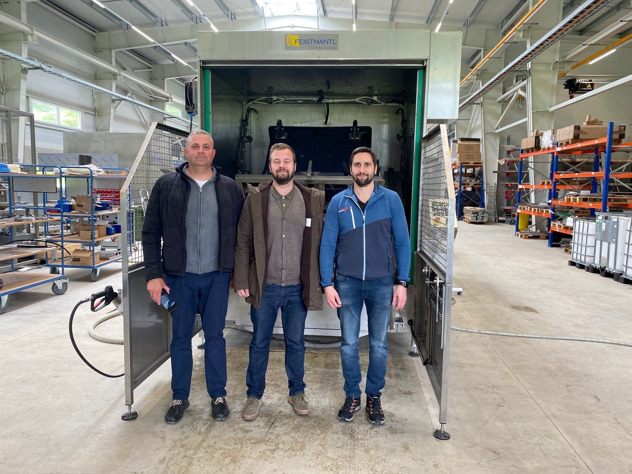 Erfolgreiche Vorabnahme bei Feistmantl