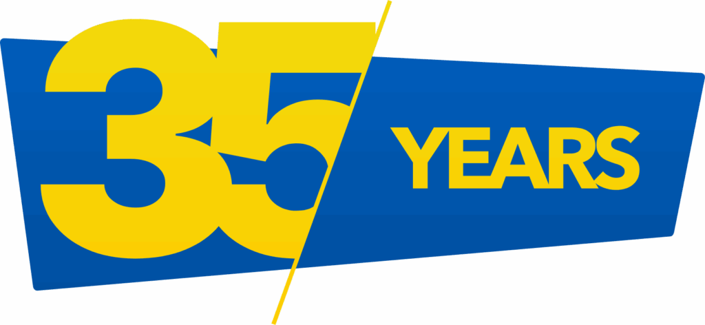 35 Jahre Jubiläum Logo